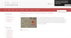 Desktop Screenshot of fa-art.pl